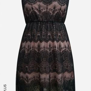 Pretty strapless mini dress